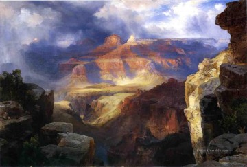 Berg Werke - Ein Wunder der Natur Landschaft Thomas Moran Berge
